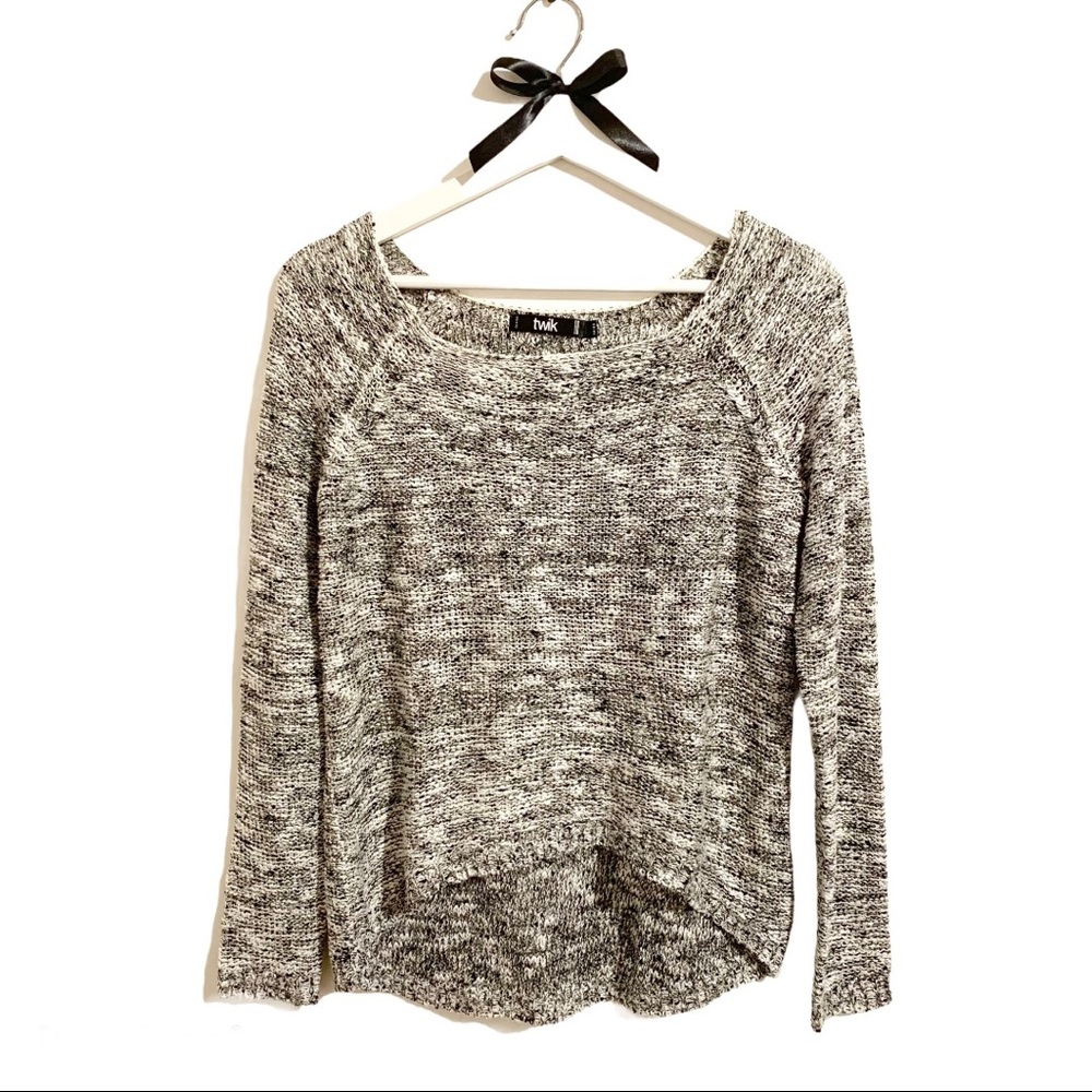 🍒2/20$ TWIK by Simons Metallic Knit Sweater